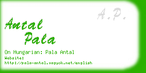 antal pala business card